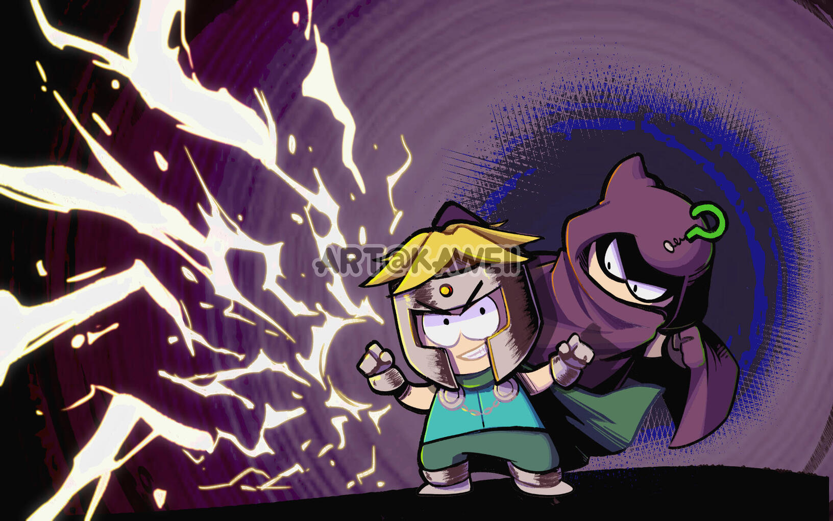 Chibi Full colored + medium background