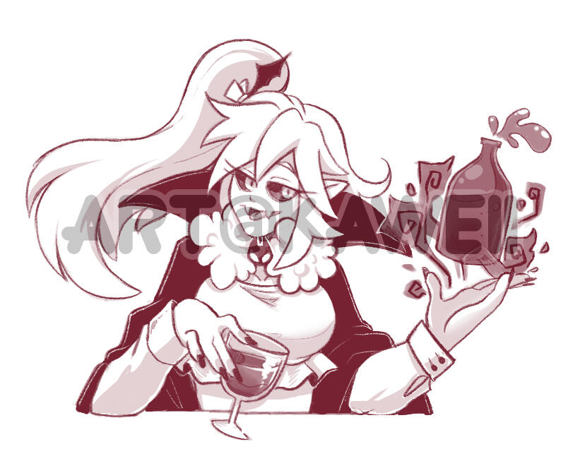 Halfbody (bust) sketch