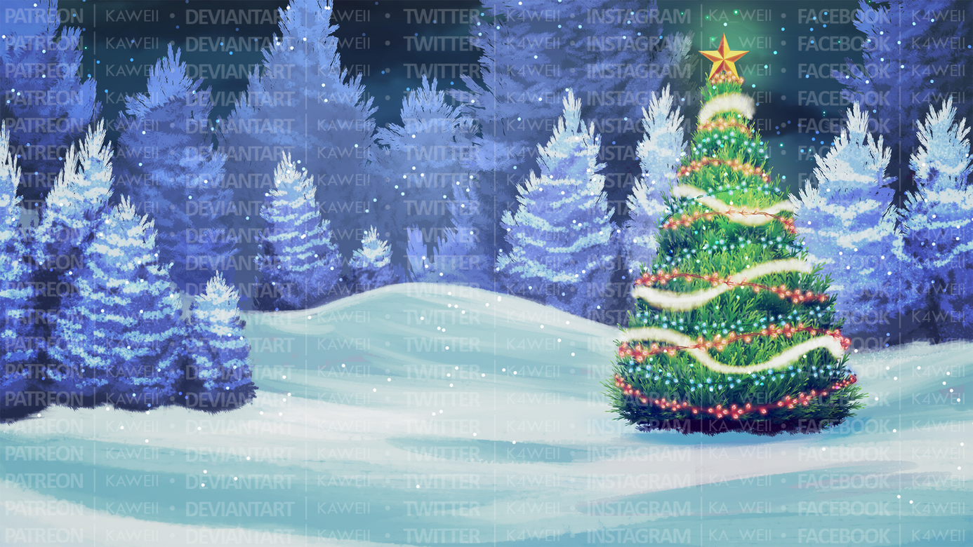 #7) Background sample made for an illustration commission