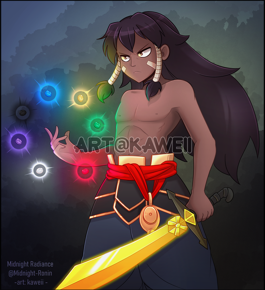 Fullbody Full colored - Simple Background