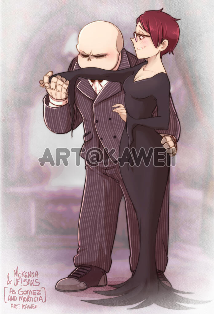 2 Fullbody Full colored (couple) + medium background