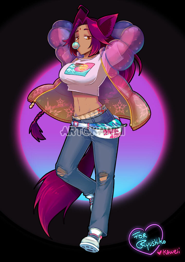 Fullbody Fullcolored + simple background